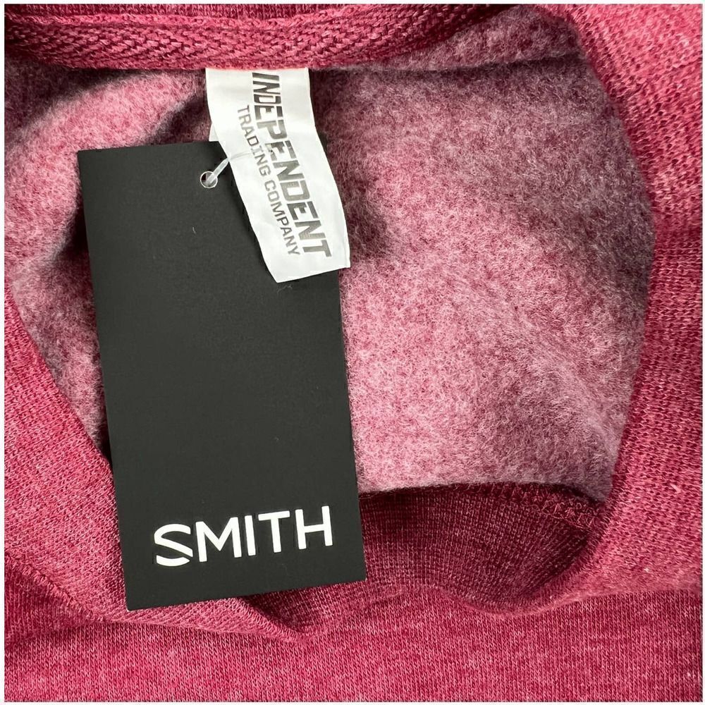 NWT Smith Men Red Sweatshirt Fleece Pullover US XXL Essential Crew Independent - Picture 6 of 7